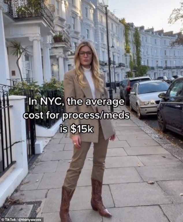 She also revealed she was heading to London for the expensive procedure, as it would cost $6,000 – “a third” of the price – compared to $15,000 in the US.