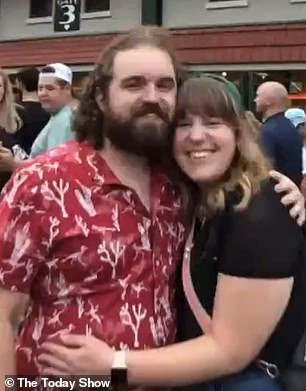 The couple fell in love during the pandemic after Hebert saw Shore's profile on a dating app and messaged her.  They had their first date in August 2020 and have been together ever since