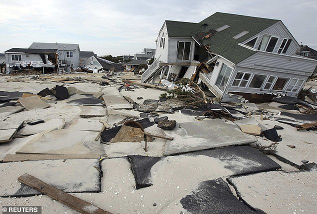 Ortley Beach, New Jersey, was devastated by Hurricane Sandy