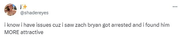 Fans generally supported Zach Bryan after he shared details of his arrest on Twitter