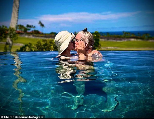 Let's Leave Los Angeles: Here Sharon and Ozzy are seen kissing in a pool