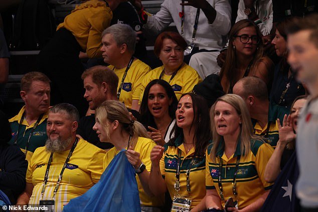 Prince Harry and Meghan Markle watch wheelchair basketball in Dusseldorf today