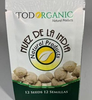 Todorganic Natural Products brand Nuez de la India seeds were also included in the Food and Drug Administration's warning