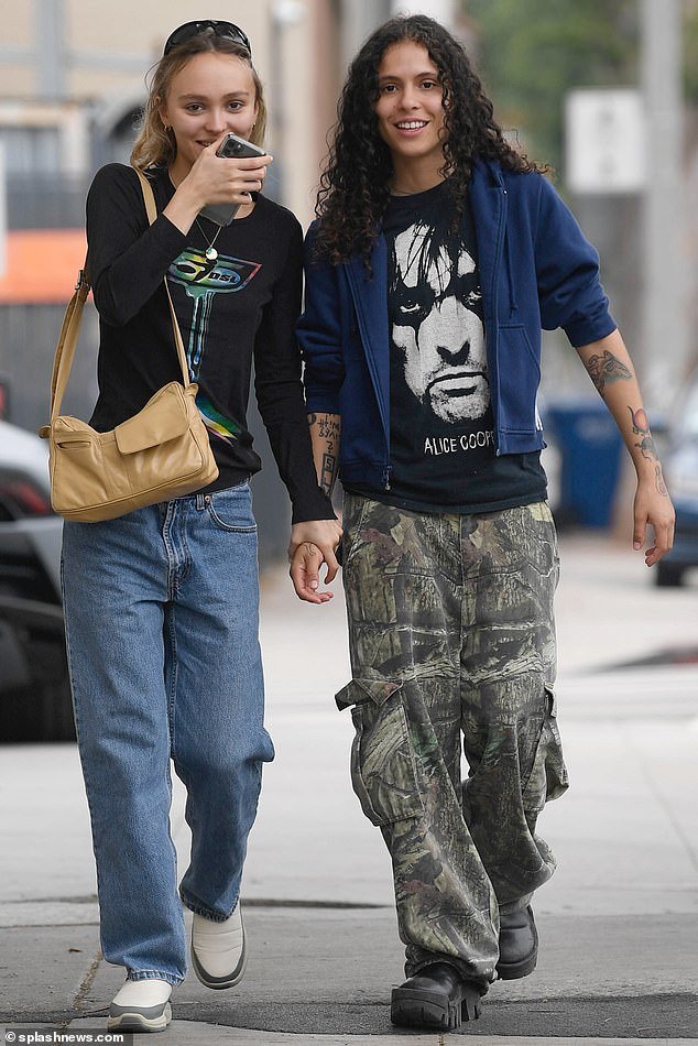 Off to a strong start: Depp and 070 Shake were first linked last February, when they were spotted in each other's company during Paris Fashion Week