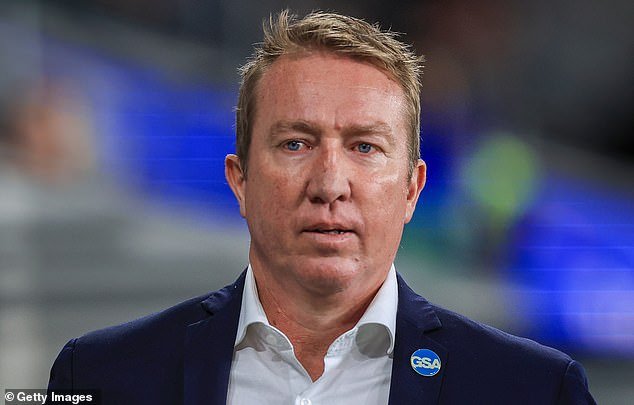 Roosters coach Trent Robinson chose his words carefully in the post-match press conference