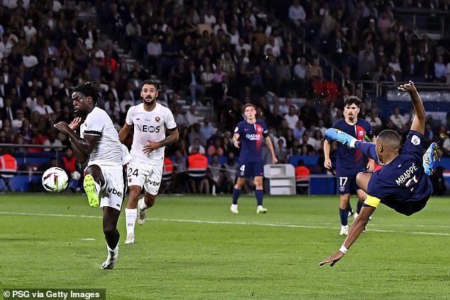 Mbappe restored PSG's hopes when he got back on the scoresheet three minutes from time with a shot that bounced off the ground before hitting the far post.