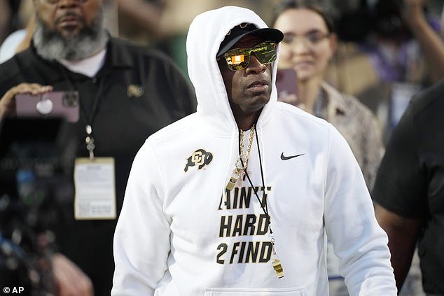 His father Deion was at the center of controversy this week following rival coach Jay Norvell's comment about his signature cap-and-shades attire