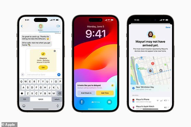 Apple's new Check In feature automatically notifies you when a family member or friend arrives safely at their destination