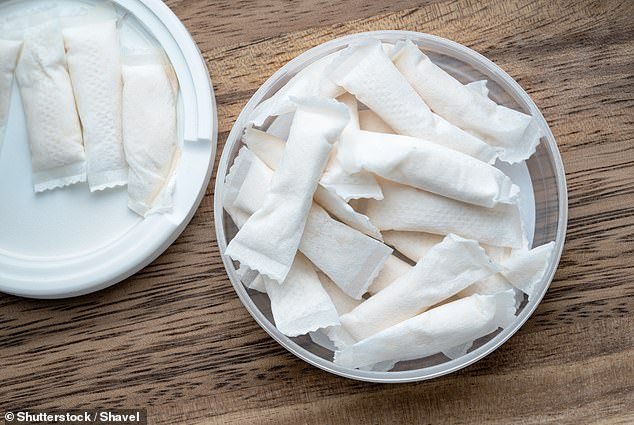 Some powders offered for sale by MailOnline contain much more nicotine than cigarettes (stock image)