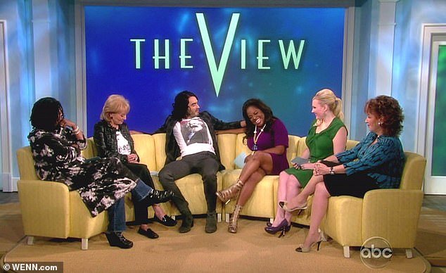 Whoopi Goldberg, Meghan McCain and Joy Behar were also present at the interview