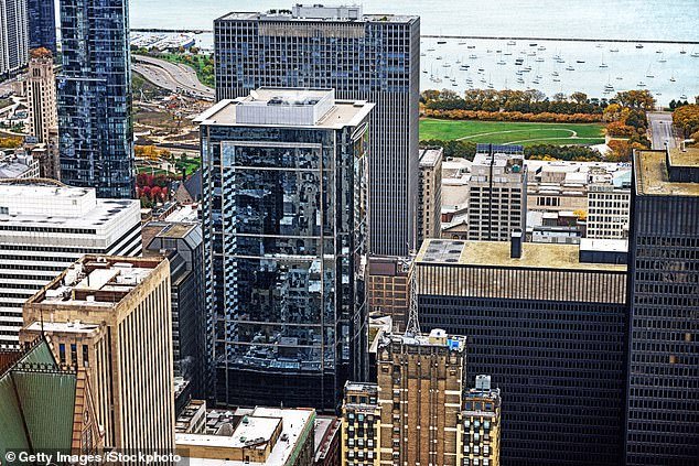 The move of Citadel's headquarters (pictured) dealt a blow to Chicago's reputation