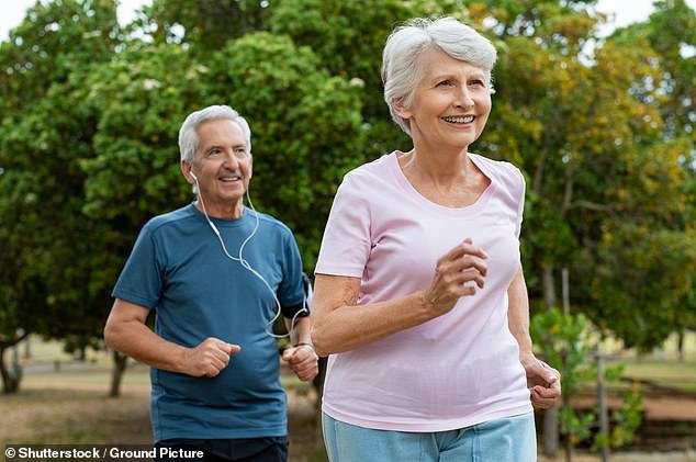 Many centenarians claim that staying active is the secret to their longevity.  Britain has the seventh highest number of centenarians in the world (stock image)
