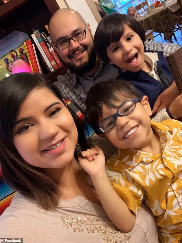 Zoraida Bartolomei, 32, her husband Alberto Rolon, and their children Adriel, 10, and Diego, seven, were gunned down by a mysterious gunman on Sunday in their cozy family bungalow on Concord Avenue in suburban Chicago.