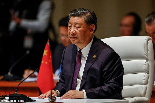 It is believed that the bug did not collect any private data.  In the photo: Chinese President Xi Jinping