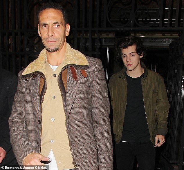 Ferdinand (left) once kept the restaurant open until the early morning hours for One Direction star Harry Styles (right)