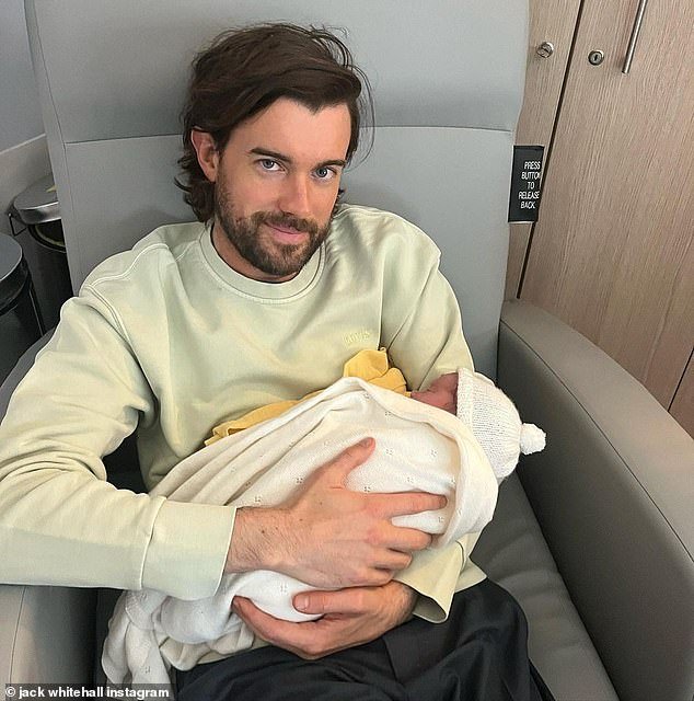 Family: The comedian, 35, and his model partner, 32, welcomed their first child into the world earlier this month