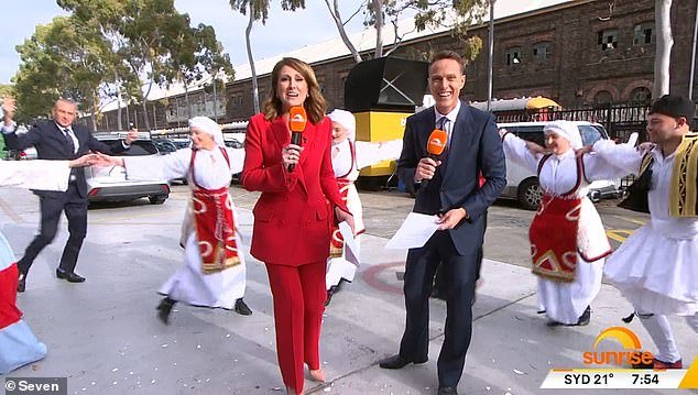 But it's not all as cutting-edge as previously thought, with a number of errors cropping up since the breakfast show first aired.  Earlier this month, it was revealed that Sunrise was filming its shows outdoors on the loading dock.