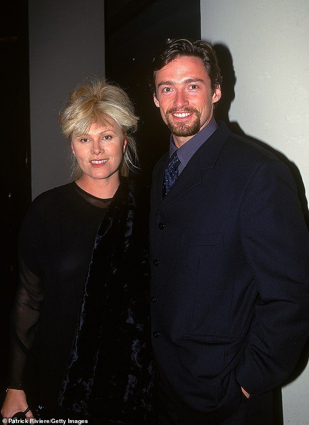 At 67, the Australian blonde is 13 years older than Hugh, but they have never spent more than two weeks apart since they married in 1996. Photographed in 1997