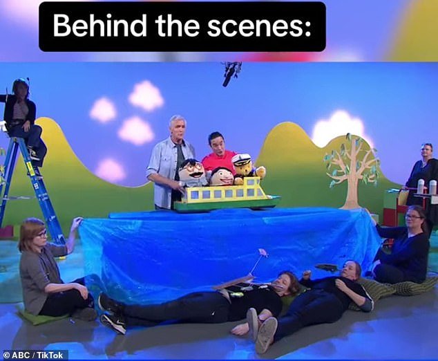 The channel posted a video on TikTok, revealing the reality of filming the long-running children's show.