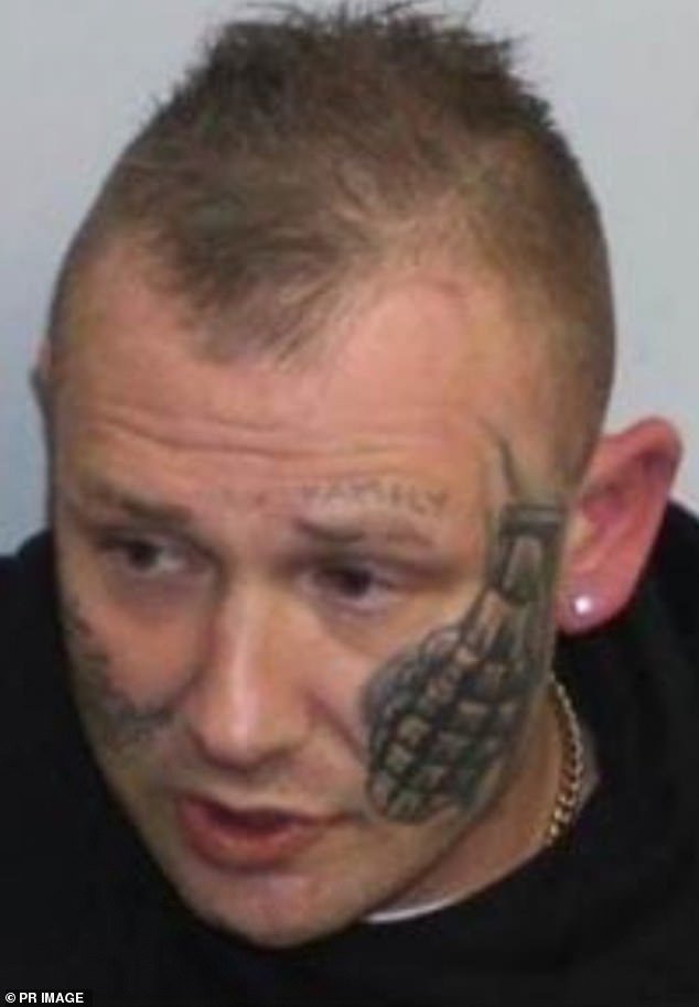 Police launched a manhunt after Turvey (above) fired a gun into the air when police visited his Katandra West property