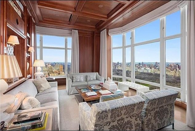 The penthouse once owned by Ye Jianming overlooks Manhattan's Central Park
