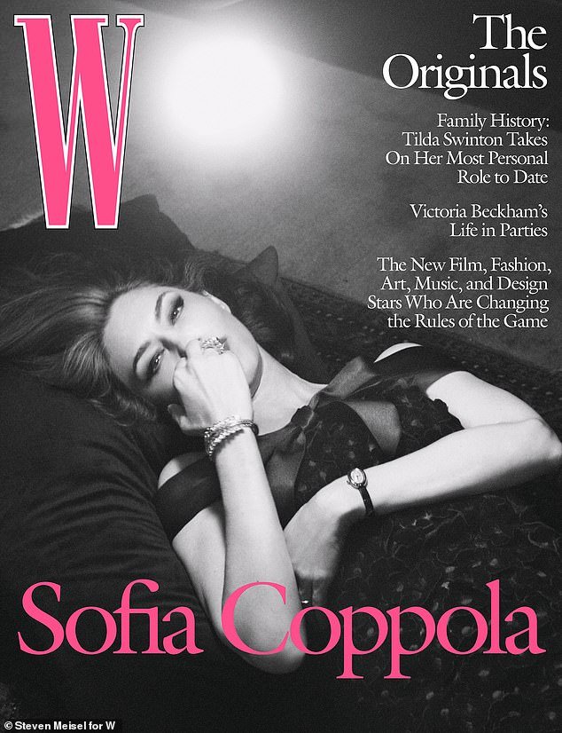 Covergirl: The daughter of famed director Francis Ford Coppola appears on the cover of W's Volume 5, The Originals Issue