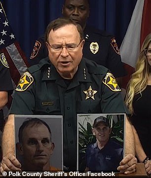 Sheriff Judd said Roger asked officers to hurry so he could pick up his wife and daughter at the airport