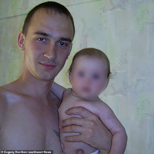 Evgeny previously pictured with one of the couple's two daughters