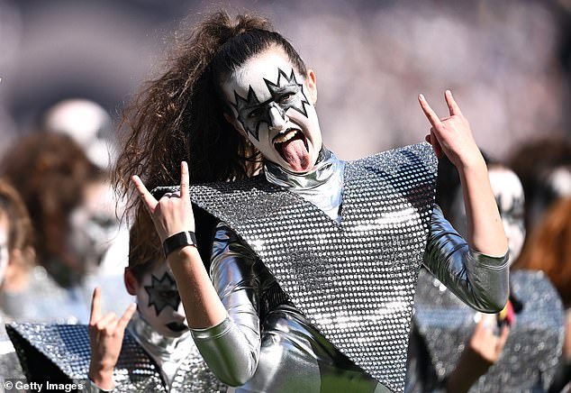 A new generation joined the KISS Army in a spectacle that almost surpassed Robbie Williams' performance from last year.