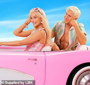 Barbie and Ken played by Margot Robbie and Ryan Gosling respectively.