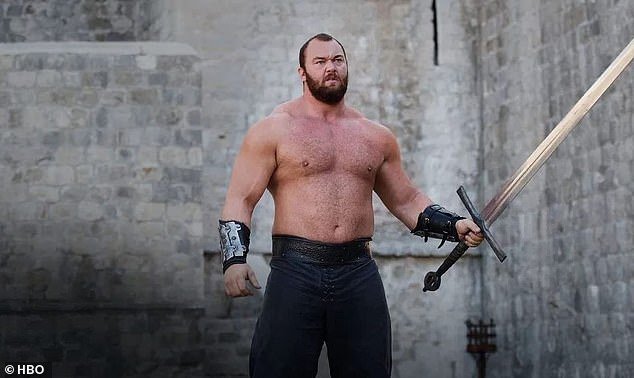 Bjornsson played 'The Mountain' in five series of the award-winning television show