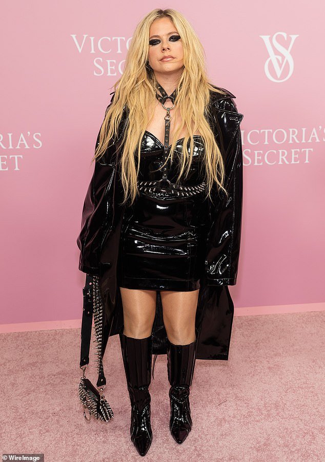 Showing up: Avril Lavigne attended Victoria's Secret 'The Tour' event in New York City on Wednesday night