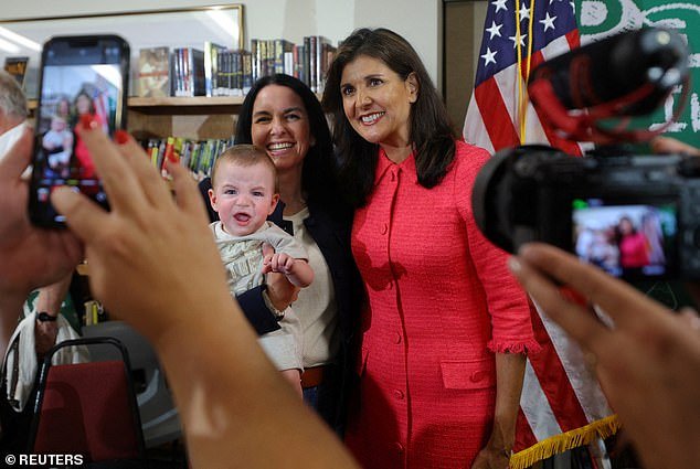 Former South Carolina governor Nikki Haley leads attacks on Biden's age.  She has the largest lead over Biden of any potential Republican nominee
