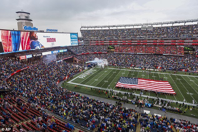 There were two separate incidents in the stands during the Patriots game and one man died