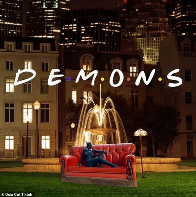 Promo mode: Doja Cat has been busy promoting her new single Demons, which came out on Friday