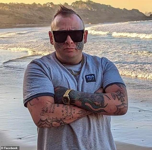 Police arrived at a property in Katandra West, northern Victoria, at midday on Monday to intercept Turvey before he fired two shots into the air and fled.