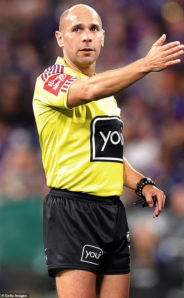 Furious footy fans have called on Ashley Klein not to officiate the upcoming NRL finals matches after the referee produced an age-old howl on Friday evening