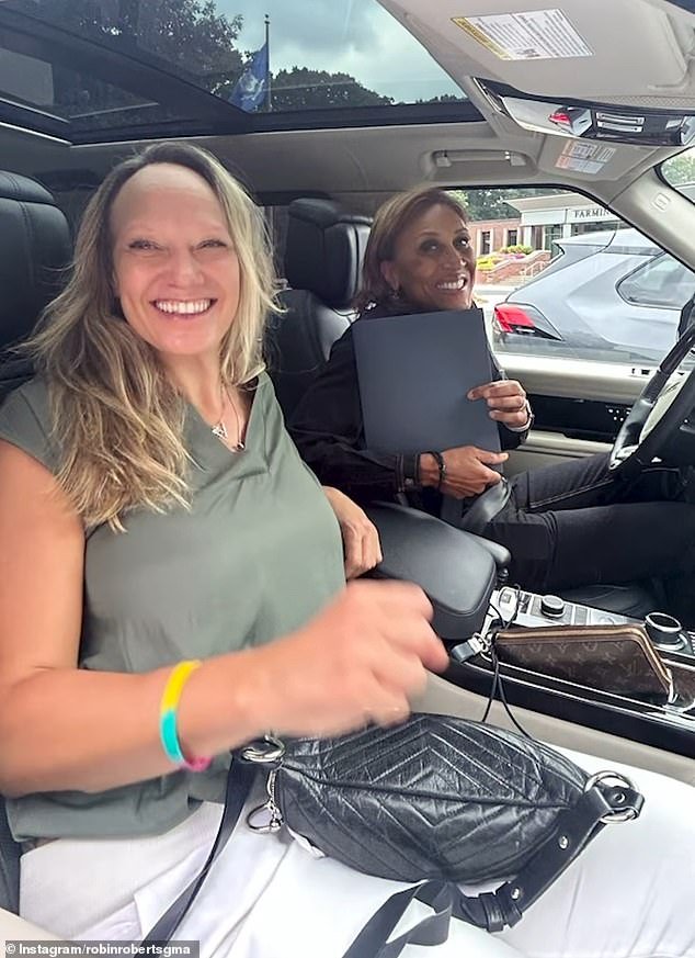 Robin Roberts and her longtime partner, Amber Laign, picked up their marriage certificates ahead of their wedding on Friday this week