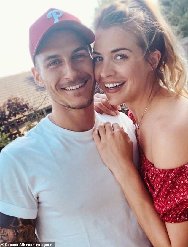 Just two: Gemma Atkinson has insisted she has no plans to have any more children with partner Gorka Marquez after the birth of her second child in July