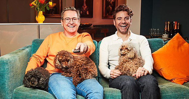 Sad news: Stephen Webb and his husband Daniel Lustig have revealed that they have retired from Gogglebox