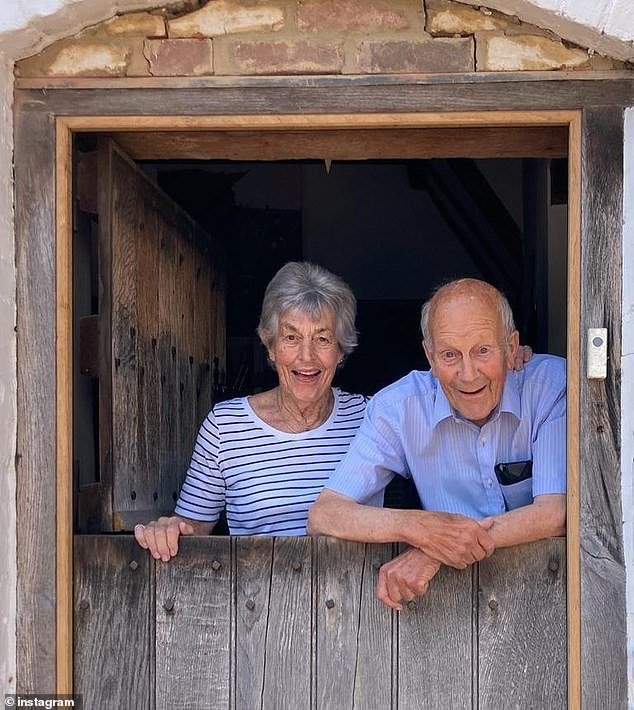 Heartbreaking: Phil's parents, David, 89, and Anne, 82, both died last month after their car drove over a bridge and ended up upside down in a river