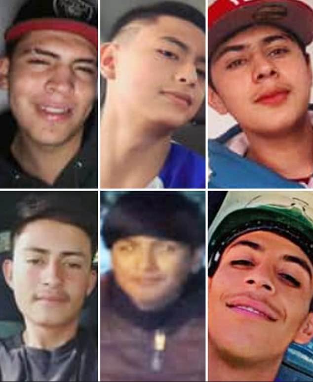 The six boys, aged between 14 and 18, have been found and identified.  There was a seventh boy who was kidnapped and who survived, but is unconscious in the hospital