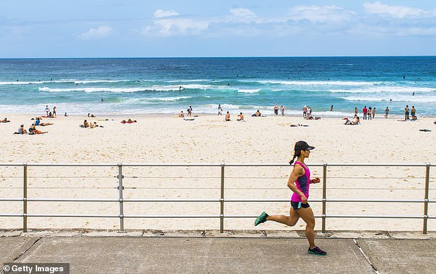 After moving from India to Sydney, the traveler noticed that most residents who live on the east coast of Bondi are fit and healthy compared to their home country (stock image: Bondi Beach pictured )