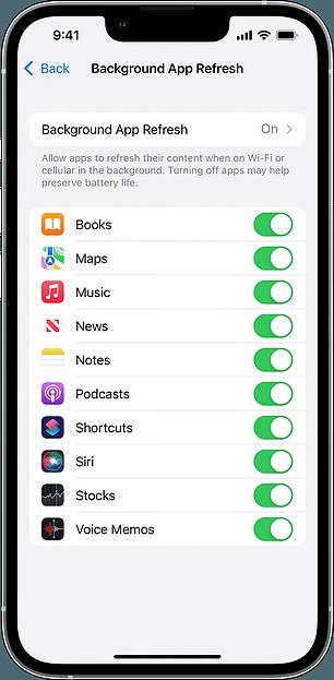 Do background apps slow down your phone?  (Apple)