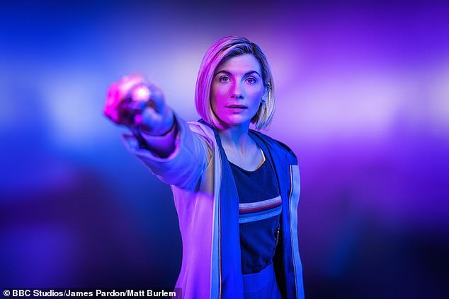 Star: In 2022, Whittaker left Doctor Who, having confirmed in 2021 that she would be leaving the BBC science fiction series (pictured in 2021)