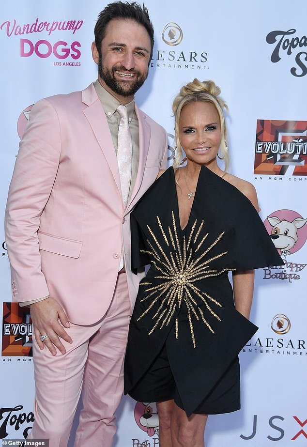 Tie up: Broadway icon Kristin Chenoweth, 55, married her country musician fiancé Josh Bryant, 41, nearly two years after their engagement