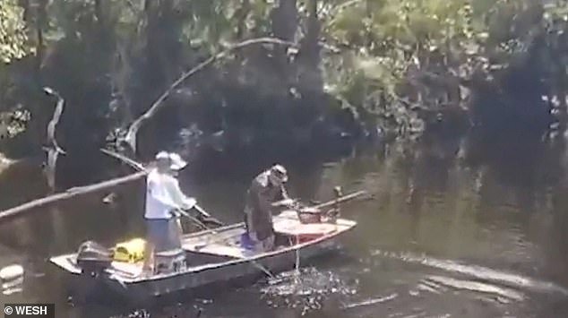 Kevin Brotz, who runs an organization called Florida Gator Hunting and has been doing it for nearly two decades, was out on the water with two others near Orlando on Friday