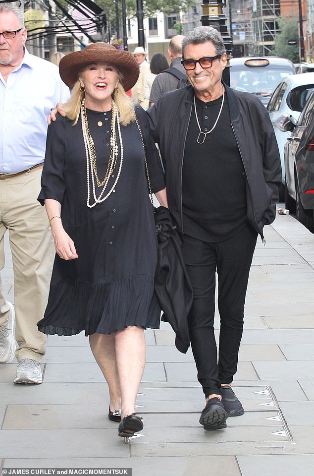 Lovejoy star Ian McShane and wife Gwen Humble (pictured together) have just celebrated their 43rd wedding anniversary