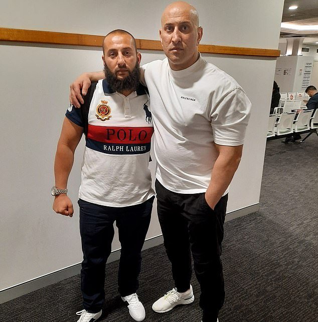 Her brother Omar Zahed (left) was killed and brother Tarek (right) lost an eye in a gang attack when Comanchero bikies were gunned down at an Auburn gym last June