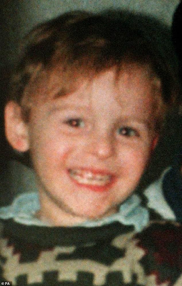 James Bulger's mother was said to be in 'shell shock' last night after it emerged one of her son's killers could be released before Christmas.  Pictured: James Bulger